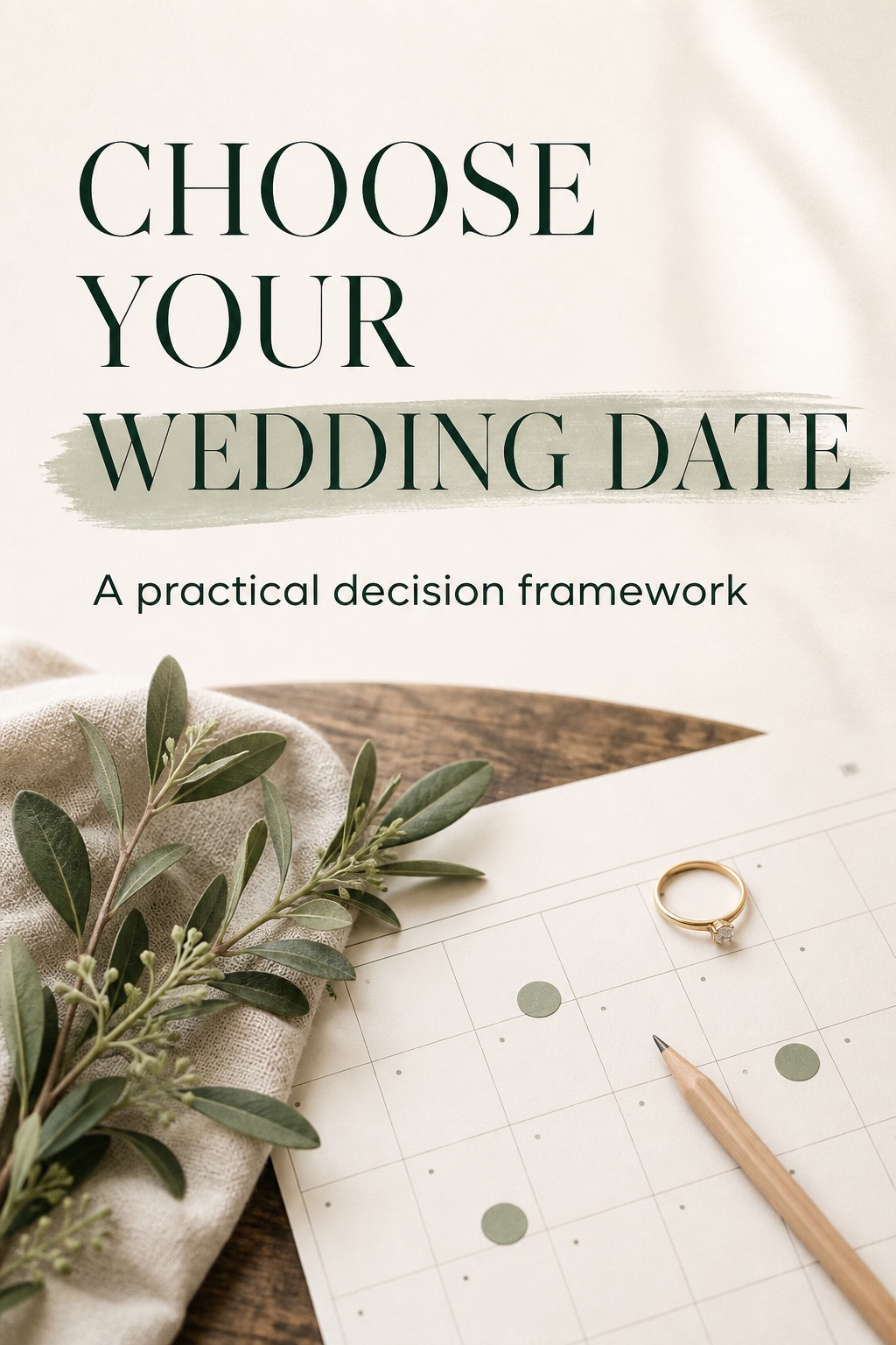 How to Choose Your Wedding Date (Decision Framework)