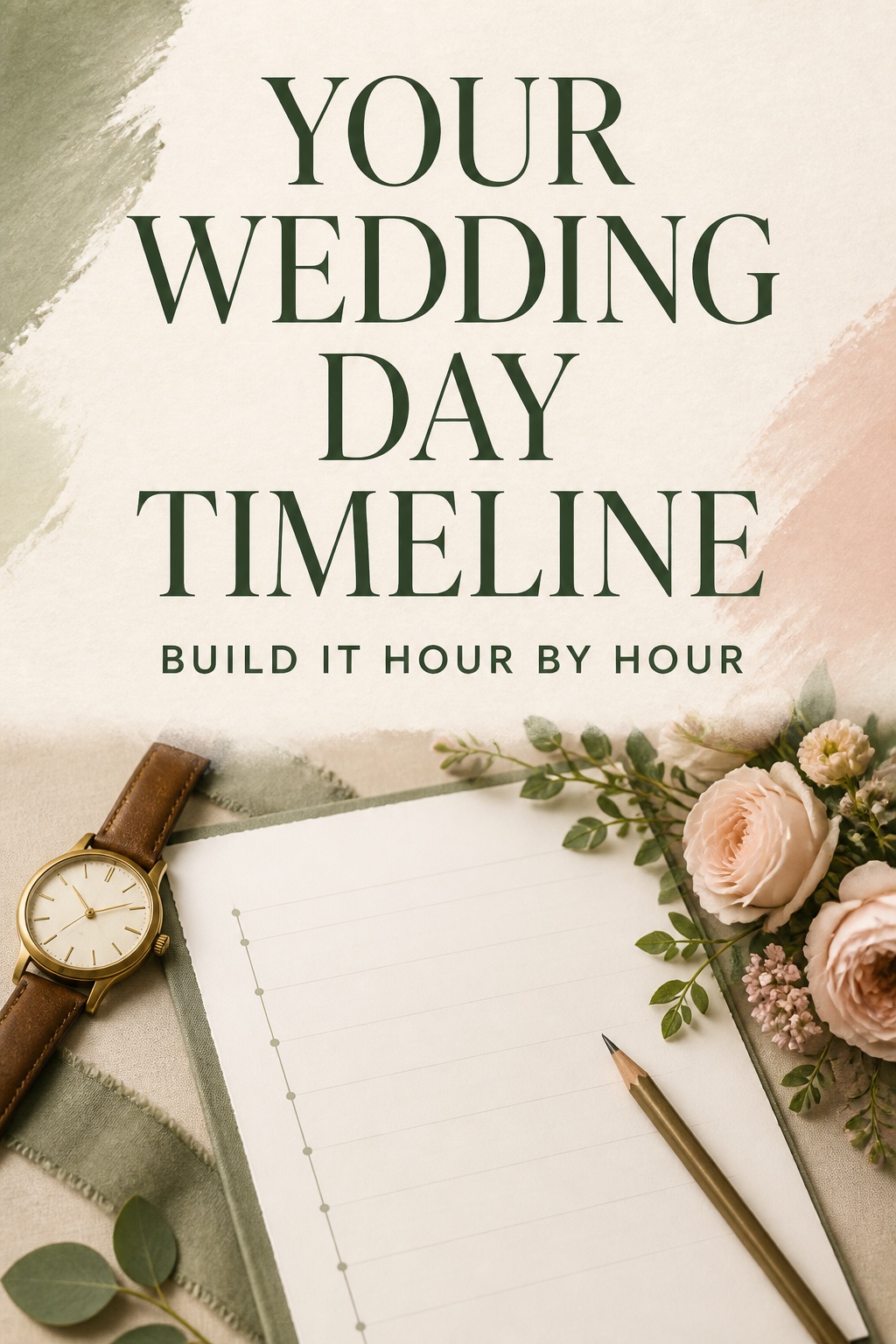 The Wedding Day Timeline: Build Yours Hour by Hour