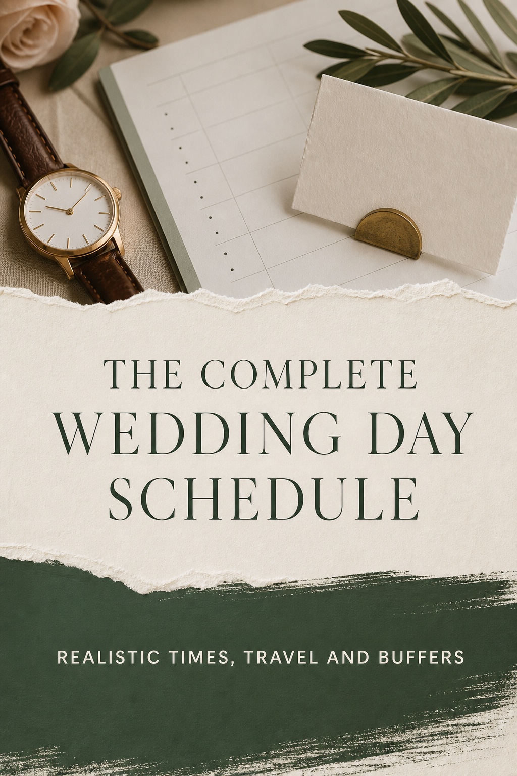 The Wedding Day Timeline: Build Yours Hour by Hour
